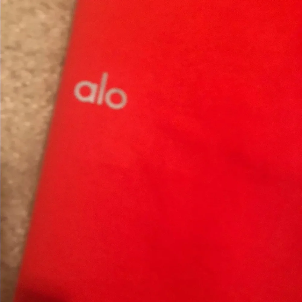 ALO Yoga Red High-Rise Leggings